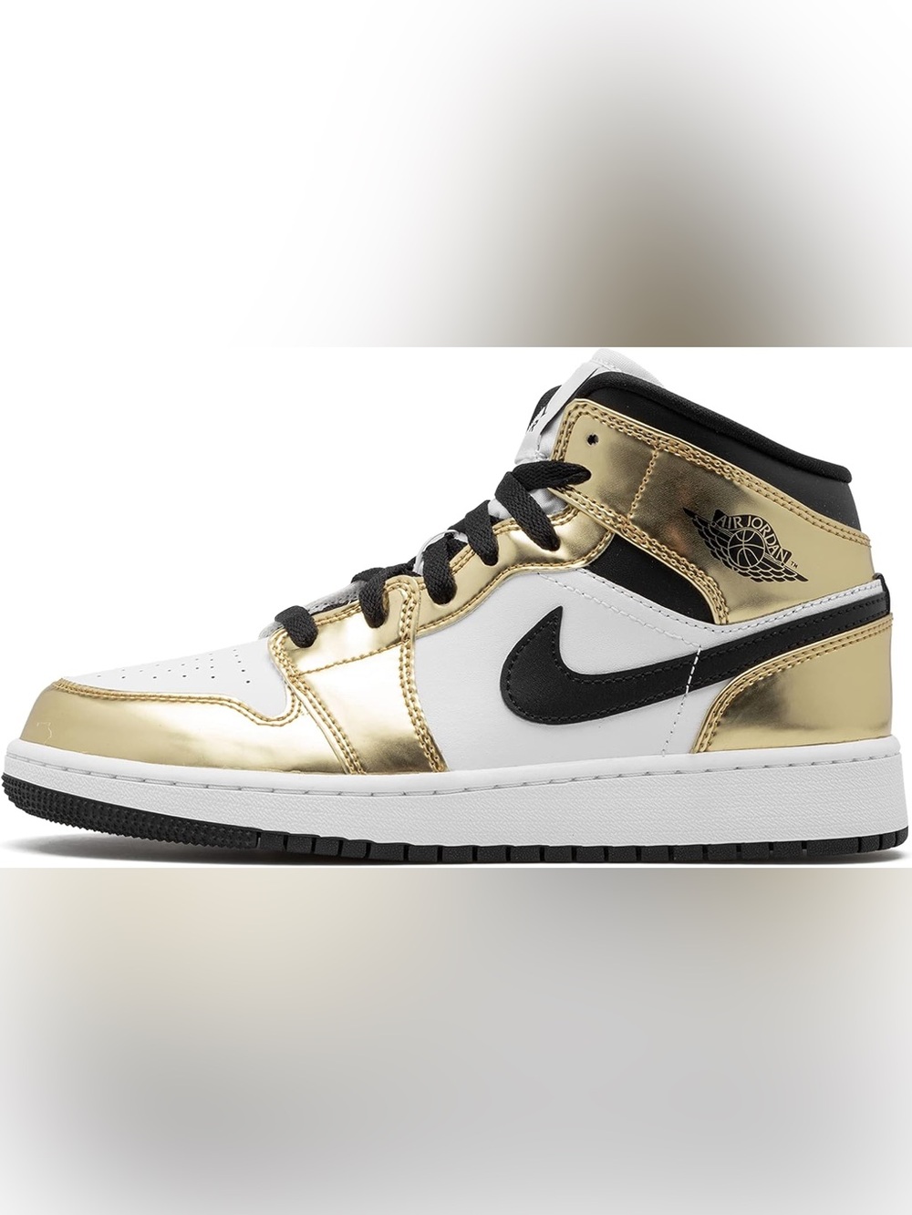Nike Air Jordan 1 Mid Metallic Gold